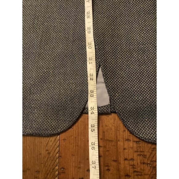 mens jos a bank gray Suit Jacket Size 46 Long Silk & Wool Blend - Picture 6 of 9